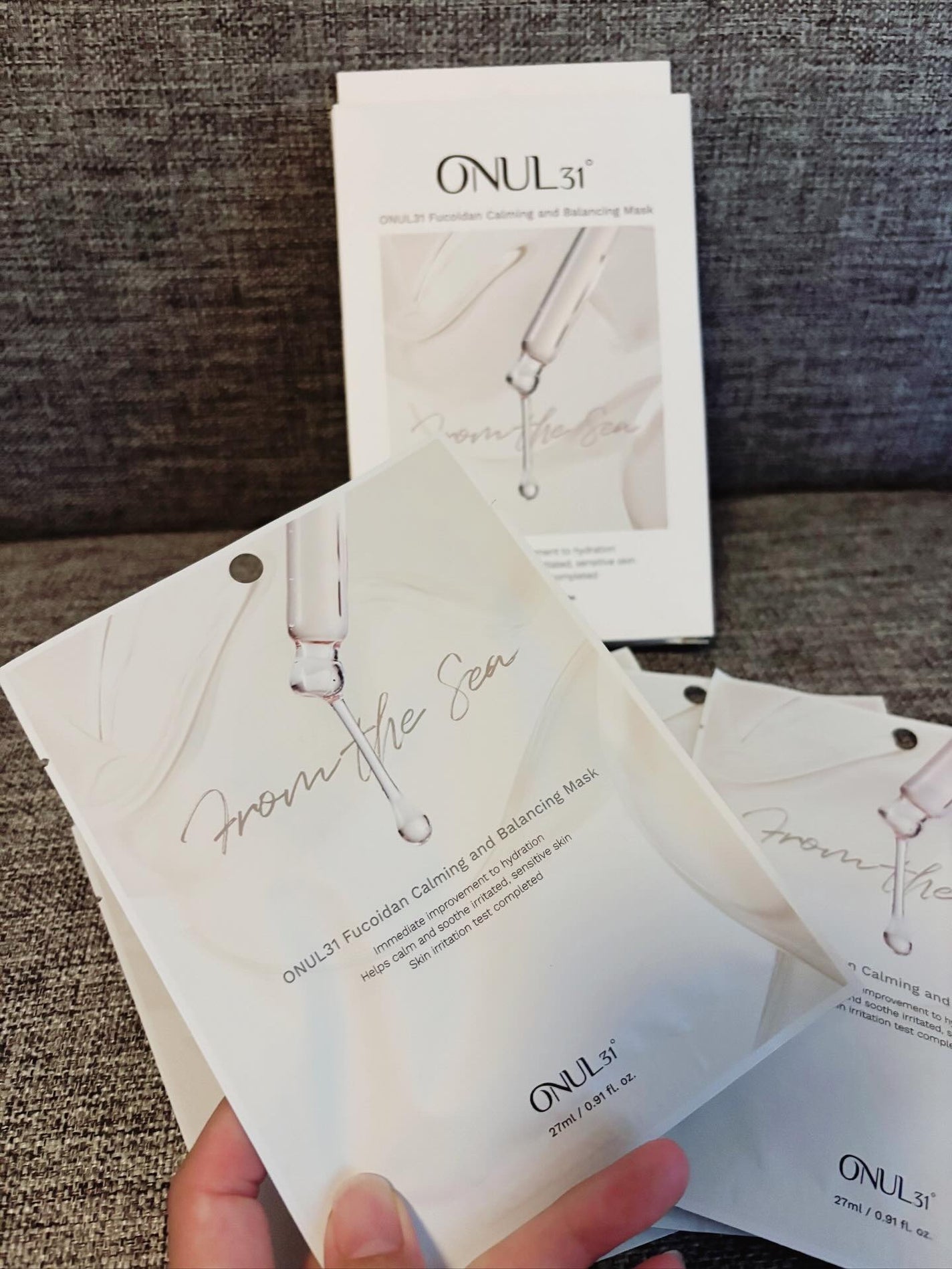 フコイダンカーミング&バランシングマスク/ONUL31/シートマスク・パックを使ったクチコミ(2枚目)