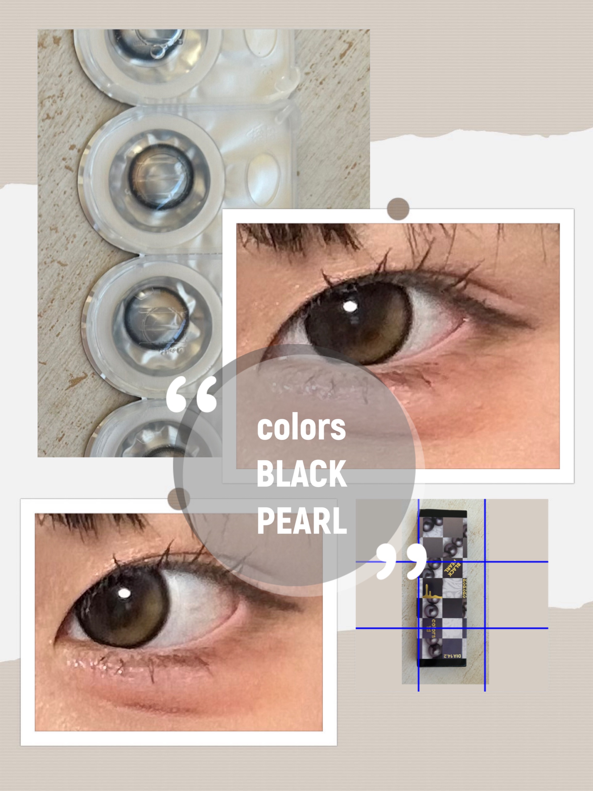 colors 1day ブラックパール/colors/ワンデー（１DAY）カラコンを使ったクチコミ（1枚目）