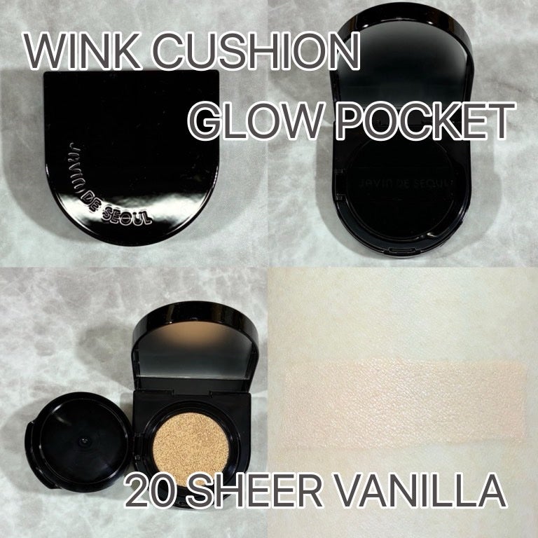 ウインククッショングローポケット/Javin De Seoul/クッションファンデーションを使ったクチコミ(3枚目)