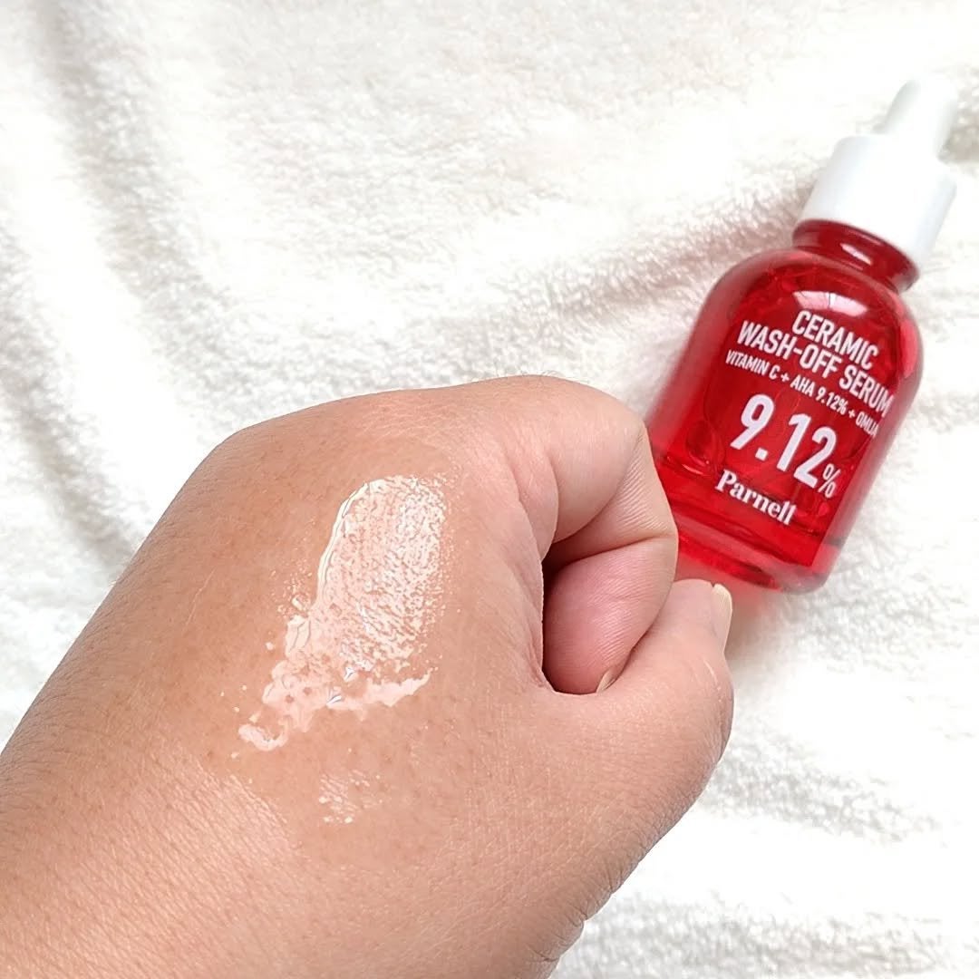 AHA 9.12 オミジャ 陶器肌 ウォッシュオフ セラム/parnell/美容液を使ったクチコミ(4枚目)
