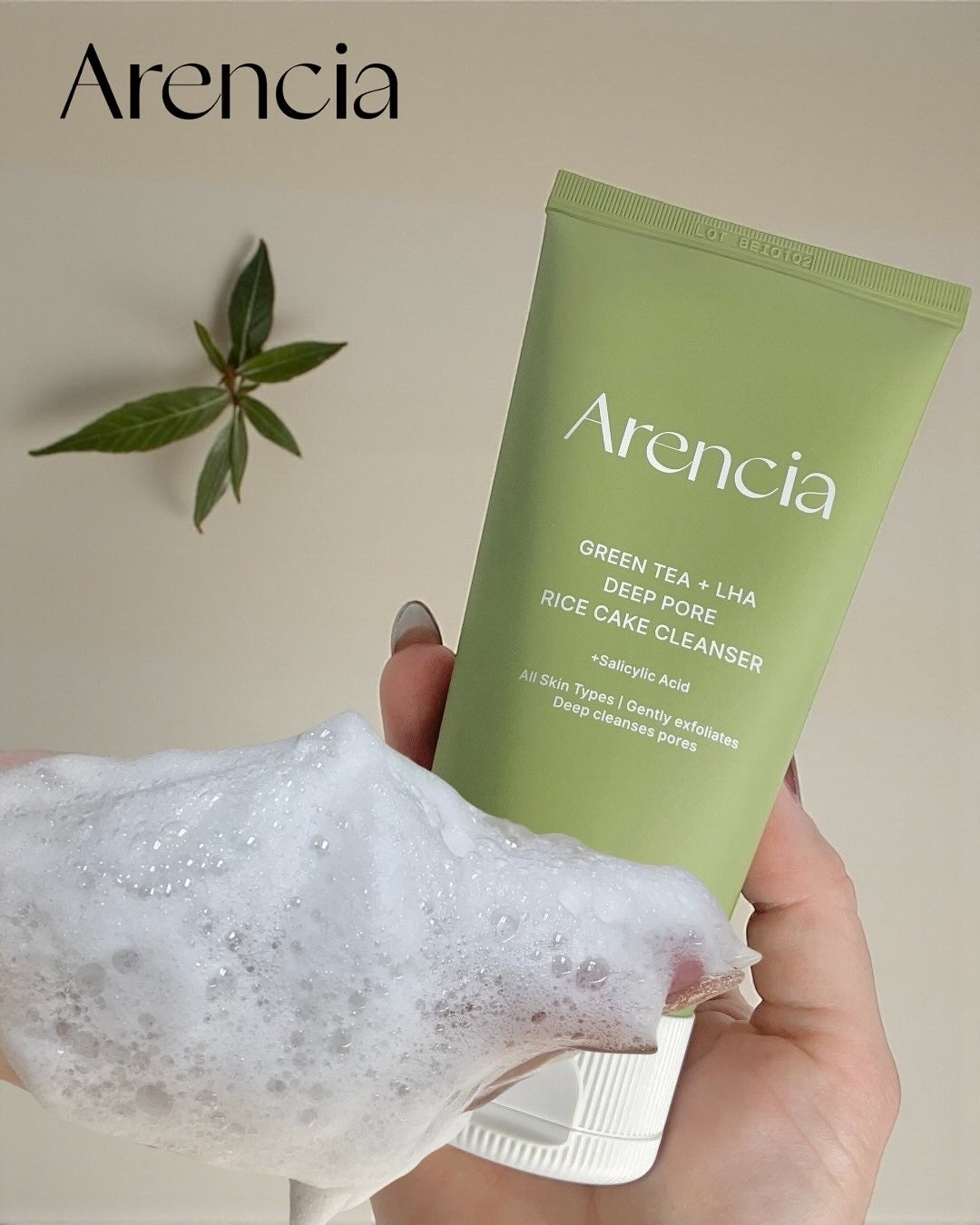 グリーンティー LHA ディープポアもちソープクレンザー /アレンシア/洗顔フォームを使ったクチコミ(5枚目)