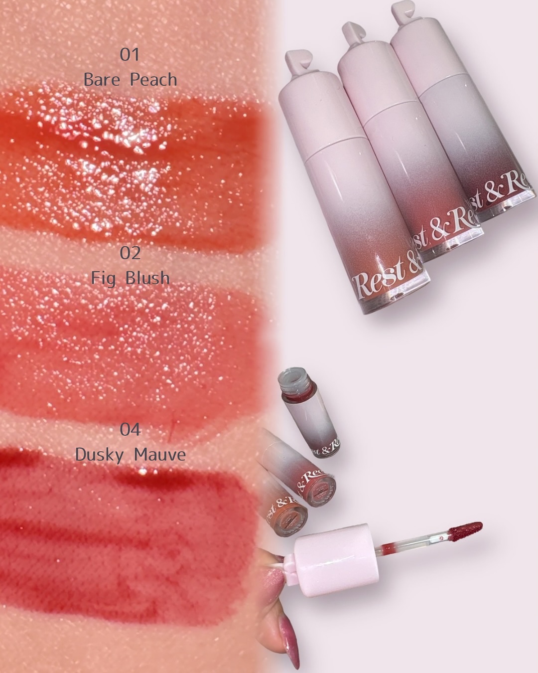 グロウティンテッドリップオイル/Rest & Recreation BEAUTY/リップグロスを使ったクチコミ（2枚目）