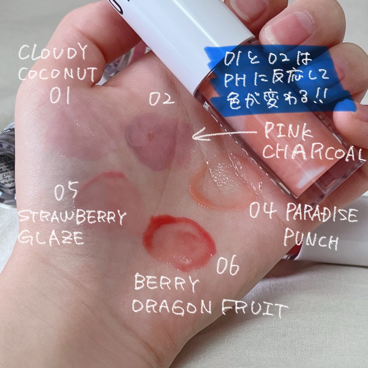 BabyBright　ヘルシースムージーリップ 04 PARADISE PUNCH：ピーチの香り /BabyBright/リップグロスを使ったクチコミ（2枚目）