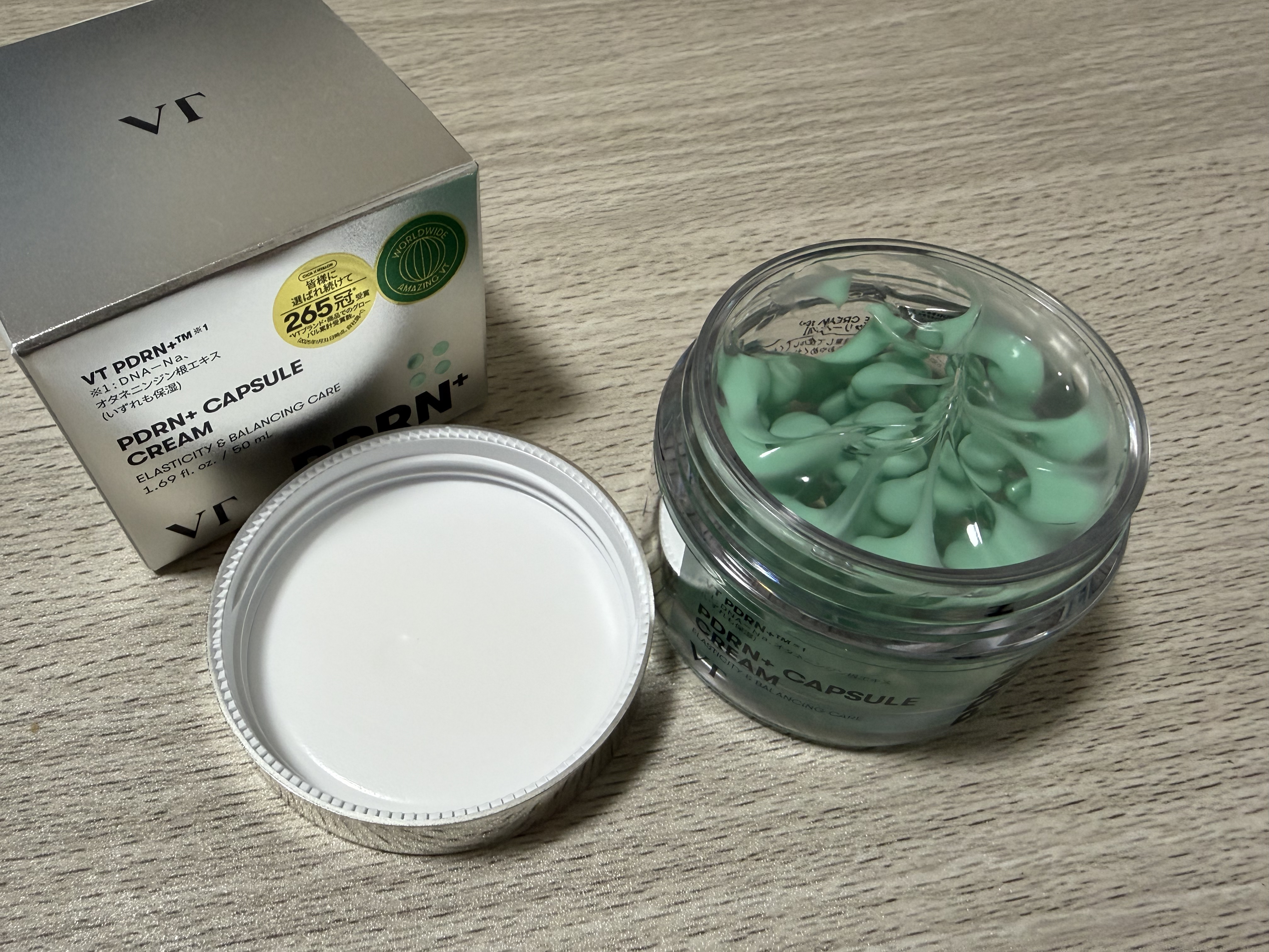 PDRN カプセルクリーム 100/VT/フェイスクリームを使ったクチコミ（2枚目）