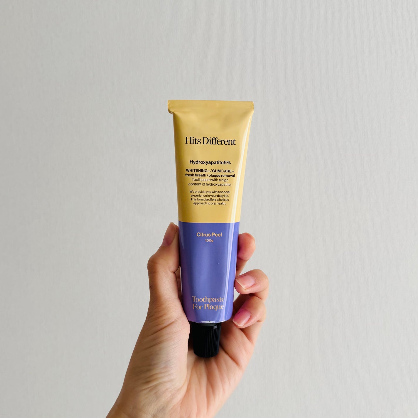 ヒッツディファレント トゥースペースト フォー プラーク/Hits Different/歯磨き粉を使ったクチコミ(1枚目)