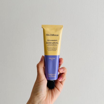 ヒッツディファレント トゥースペースト フォー プラーク/Hits Different/歯磨き粉を使ったクチコミ(1枚目)