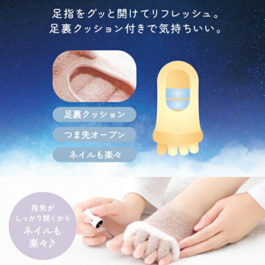 OSUYA 足指開放靴下/グラト/レッグ・フットケアを使ったクチコミ(3枚目)