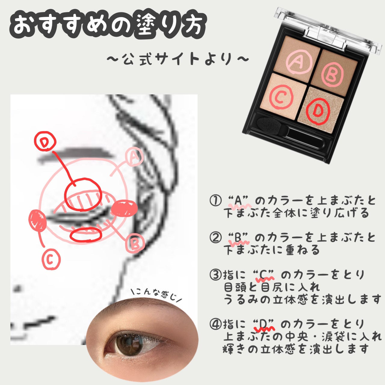 ケイト ポッピングシルエットシャドウ/KATE/アイシャドウパレットを使ったクチコミ(5枚目)