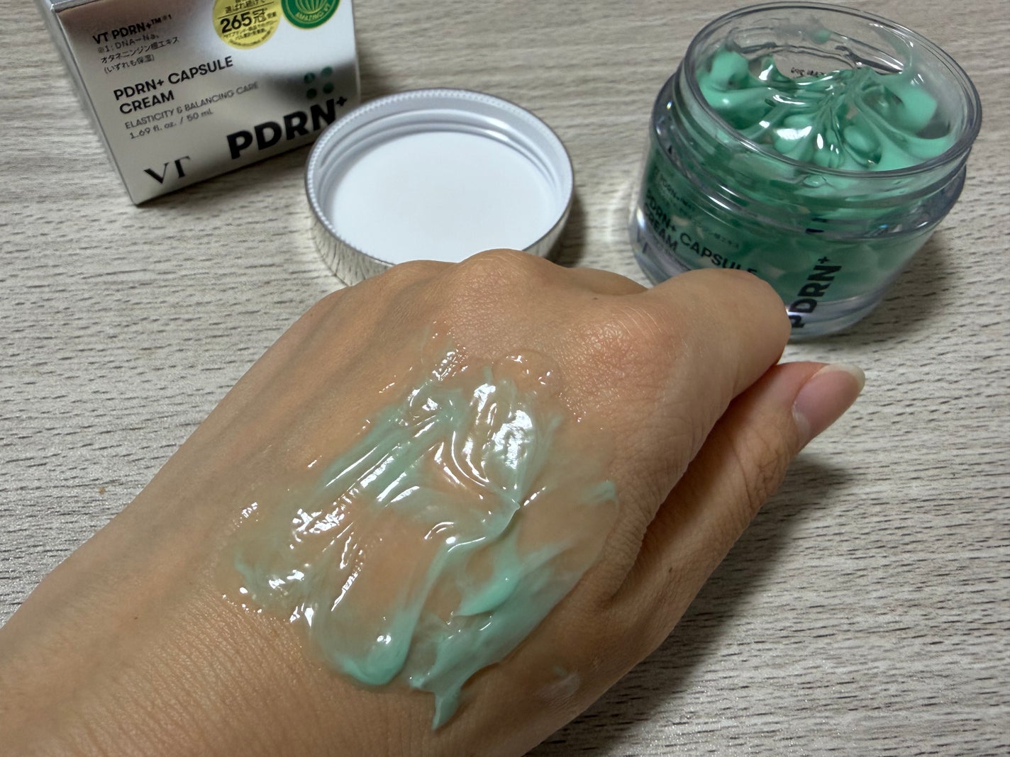 PDRN カプセルクリーム 100/VT/フェイスクリームを使ったクチコミ(4枚目)