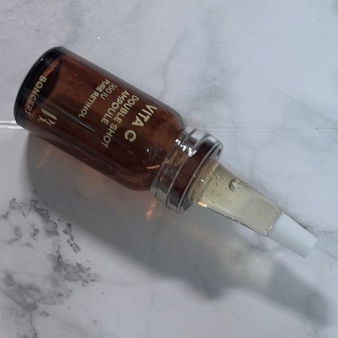 ビタC凍結乾燥ダブルショットアンプルキット/BONCEPT/美容液を使ったクチコミ(3枚目)