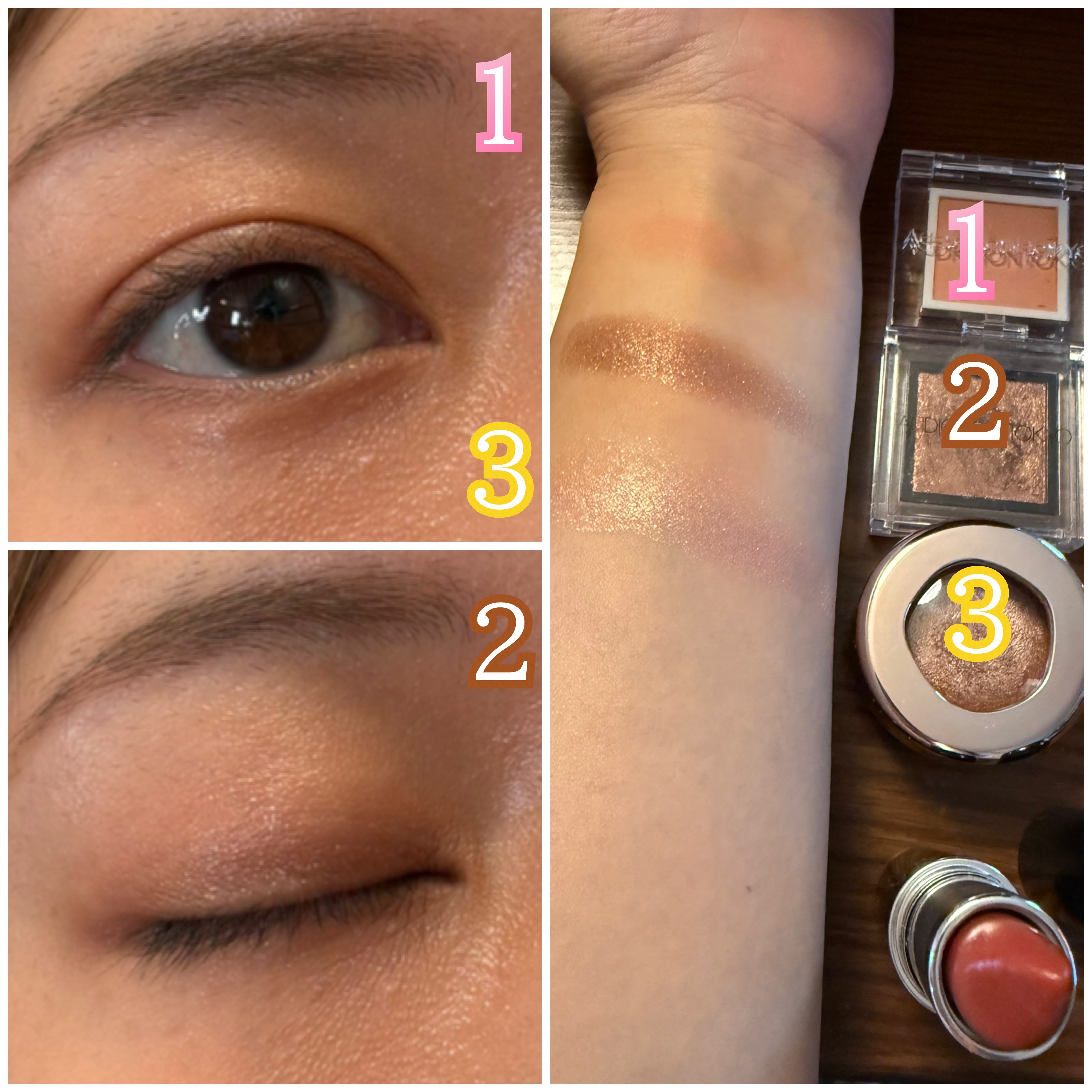 アディクション ザ シングル アイシャドウ マット 006M New Skills/ADDICTION/単色アイシャドウを使ったクチコミ（2枚目）