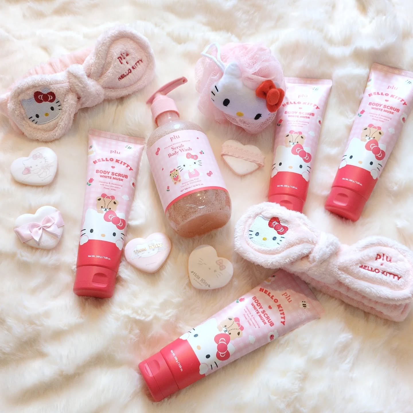 ハートクッションパフ（5P）［ハローキティシルバーエディション］/fillimilli/パフ・スポンジを使ったクチコミ（2枚目）