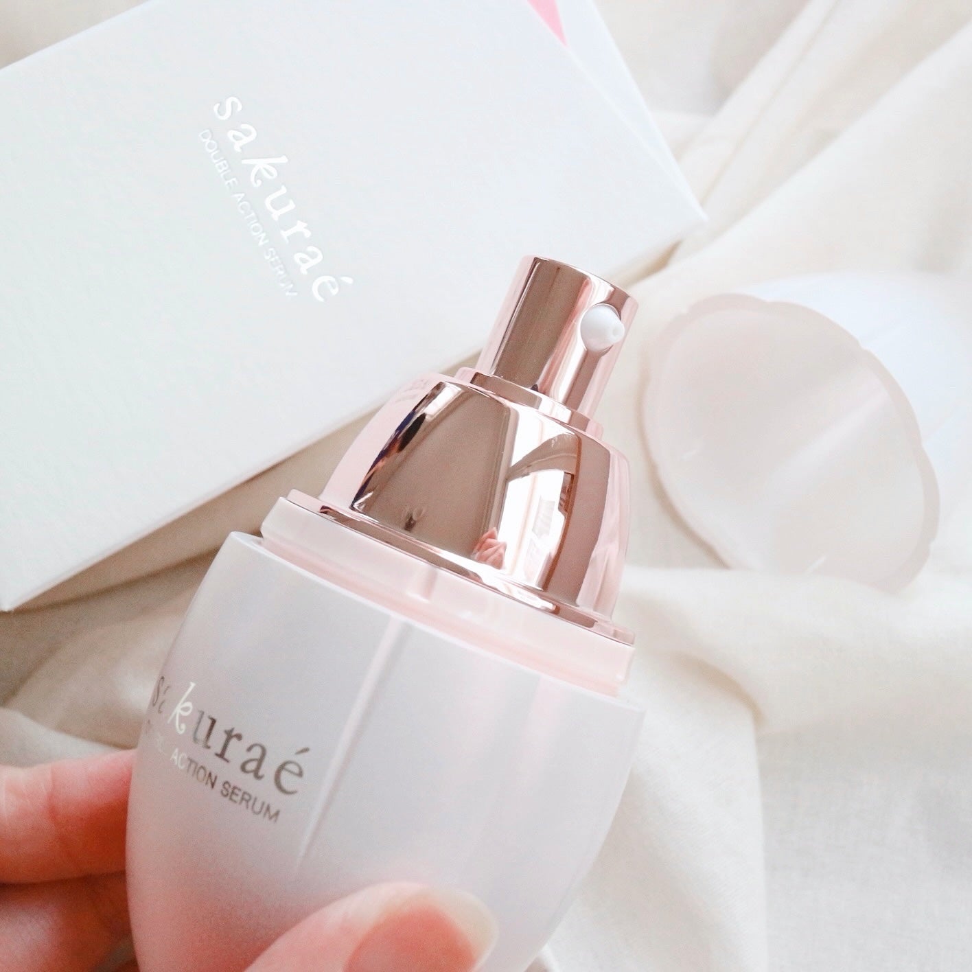 ダブルアクションセラム/サクラエ(sakuraé)/美容液を使ったクチコミ(3枚目)