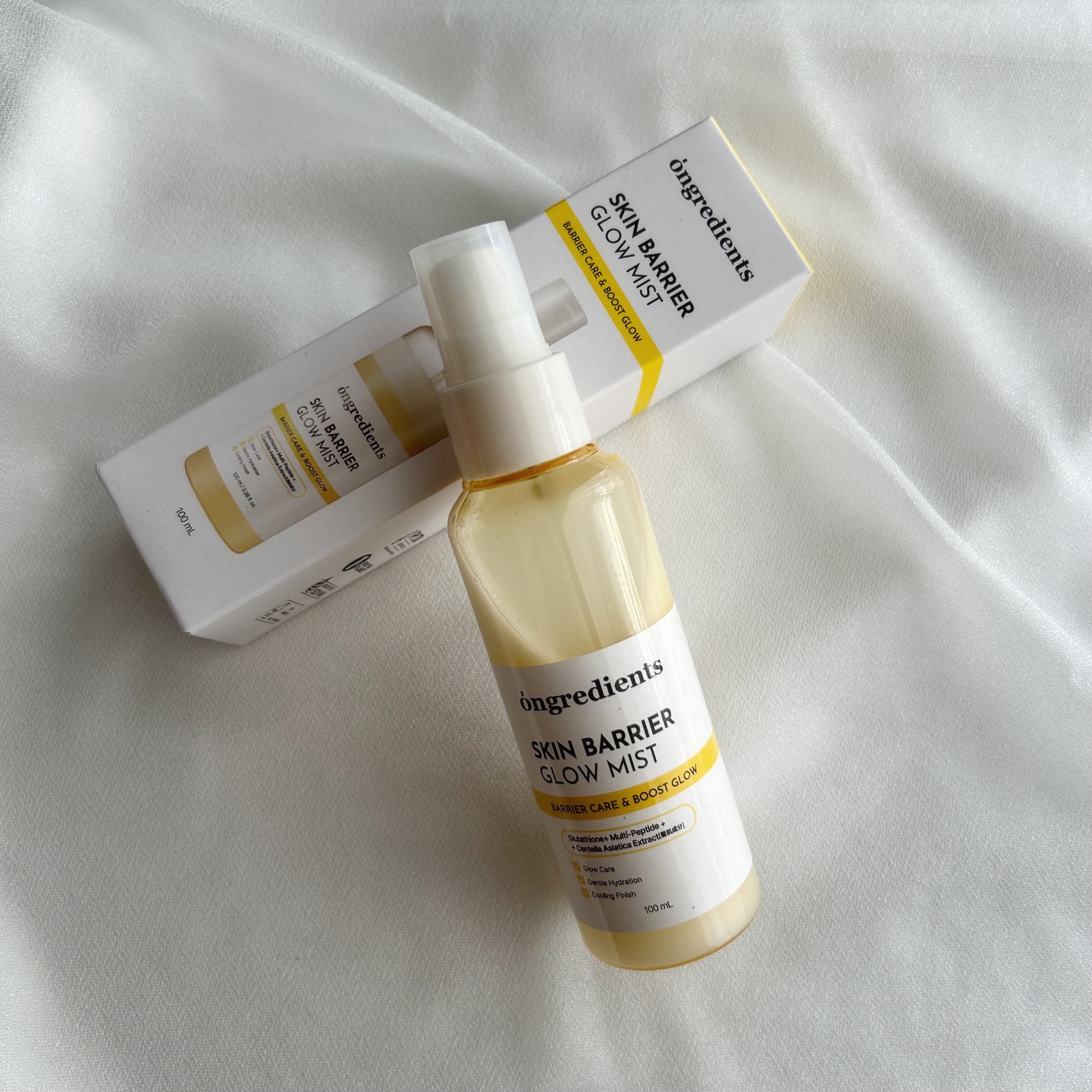 オングリディエンツ スキンバリアグローミスト/Ongredients/ミスト状化粧水を使ったクチコミ（1枚目）