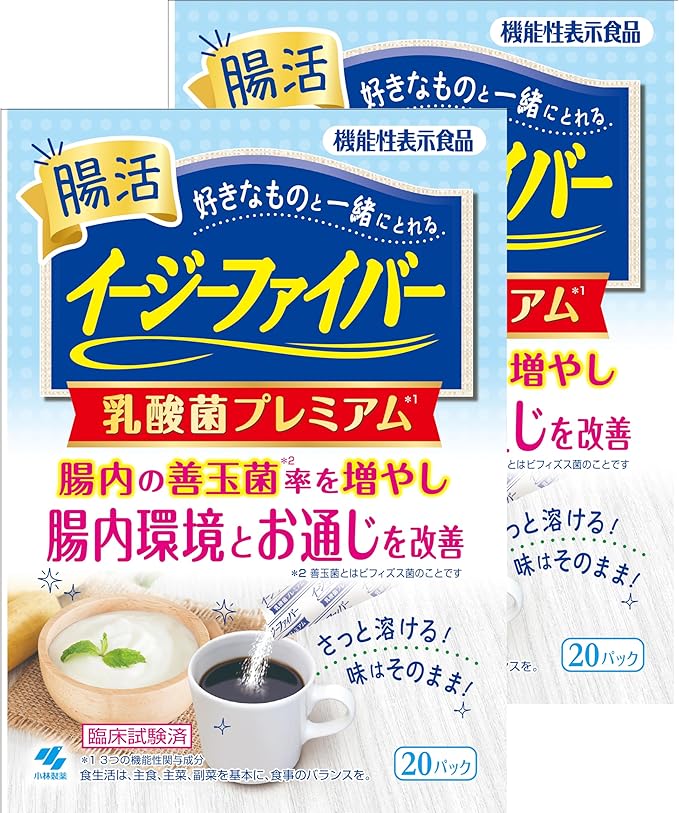 イージーファイバー 乳酸菌プレミアム / 小林製薬