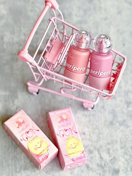 シロッピー トック チーク 09 ミルク仕立てのもも/PERIPERA/リキッドチークを使ったクチコミ(1枚目)