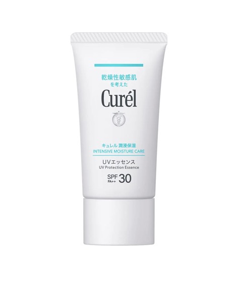 キュレル 潤浸保湿 UVエッセンスのクチコミ「 敏感肌の味方！無香料・無着色・アルコールフリーで、肌がゆらいでる時でも安心して使える。なめら.....」（1枚目）