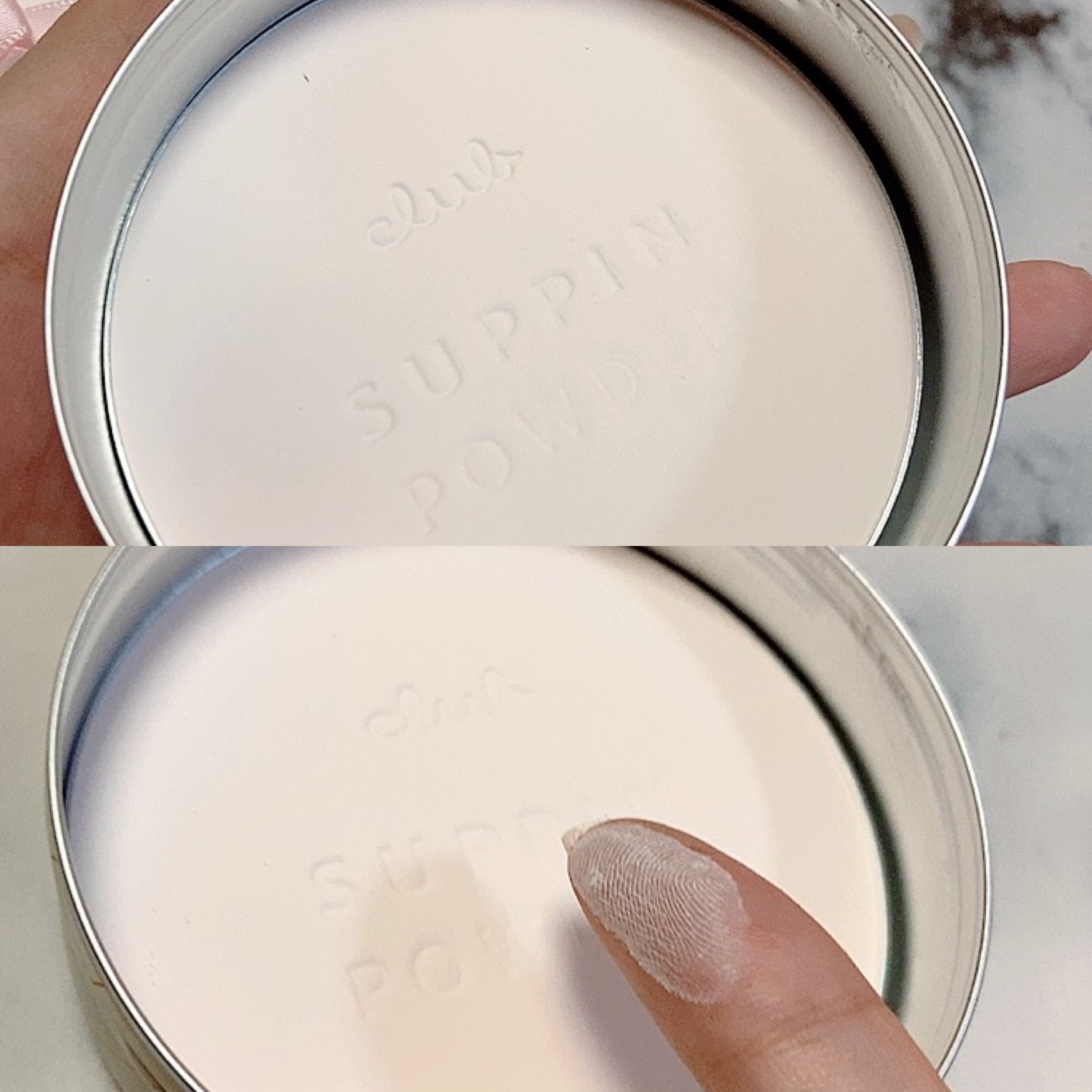 クラブ すっぴんパウダーC 初恋キンモクセイの香りのクチコミ「
おばさんも可愛いのを買う①

クラブ
すっぴんパウダーC 
初恋キンモクセイの香り
26g .....」（3枚目）