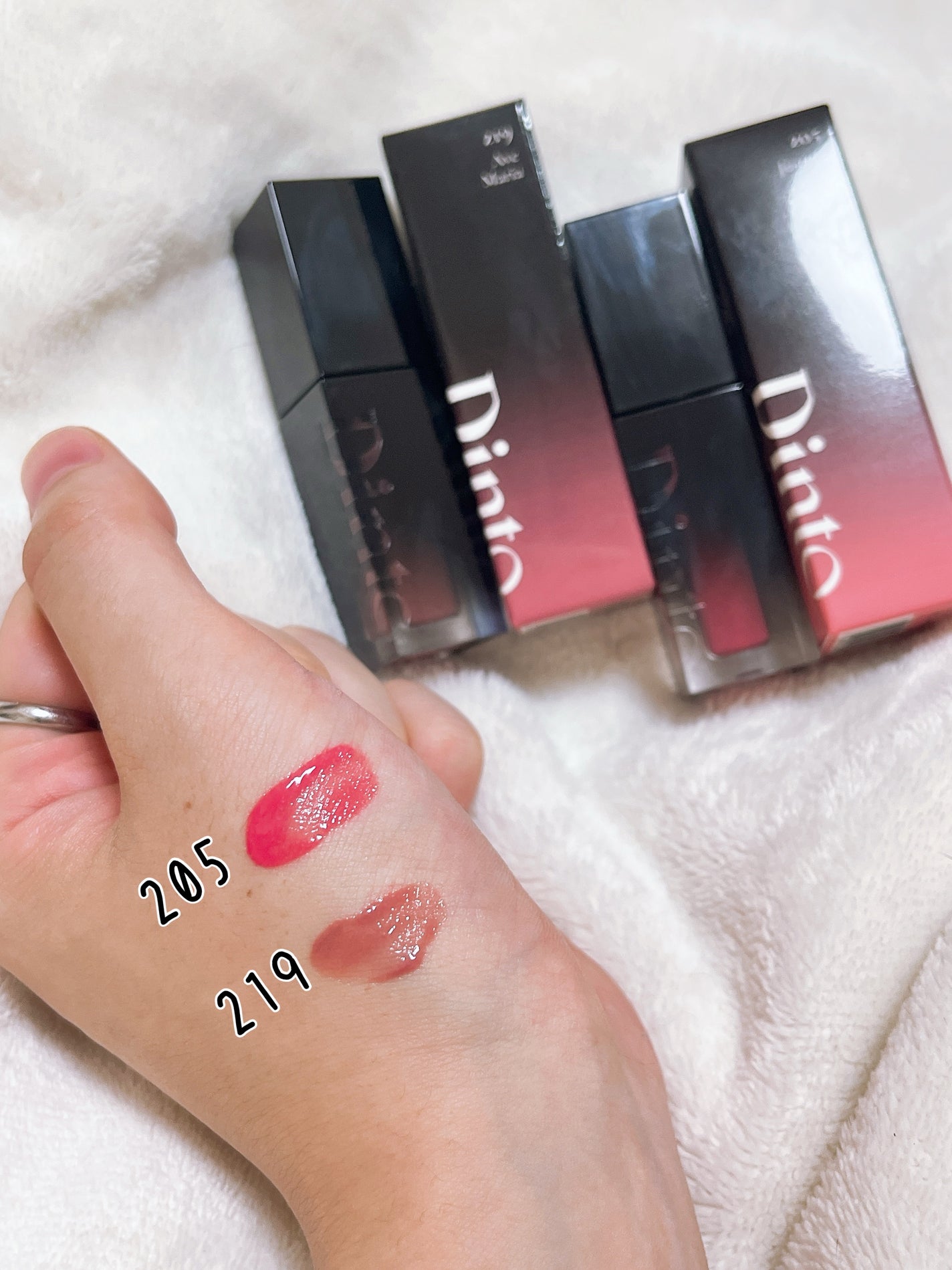 ブラーグロイリップティント/Dinto/リップティントを使ったクチコミ(3枚目)