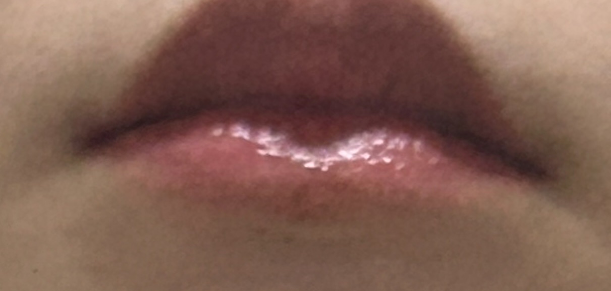 ウォータリーティントリップ 01 ナチュラルピンク/CEZANNE/リップティントを使ったクチコミ（2枚目）