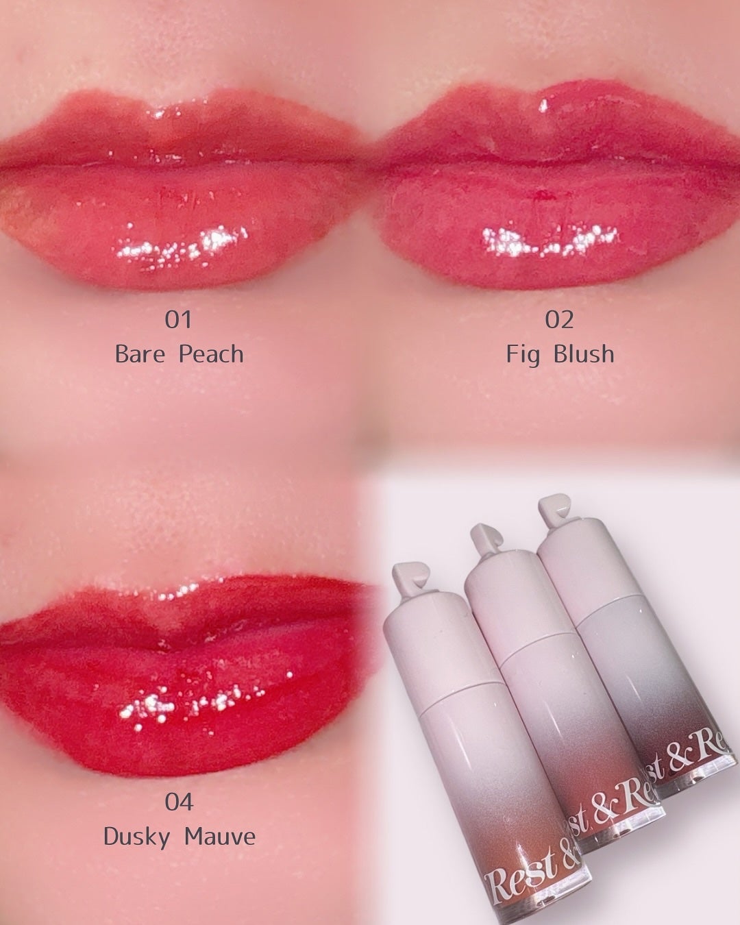 グロウティンテッドリップオイル/Rest & Recreation BEAUTY/リップグロスを使ったクチコミ(3枚目)