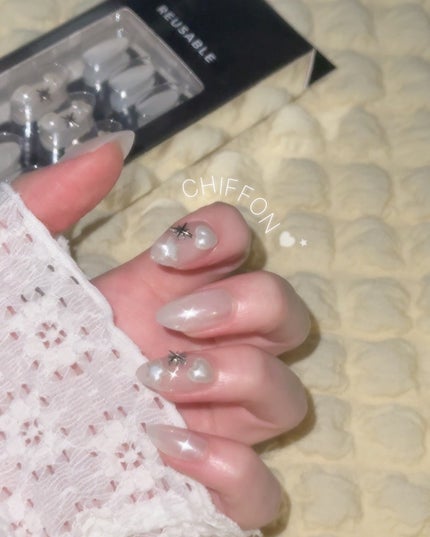 ネイルチップ(シールタイプ)/FINGER SUIT/ネイルチップ・パーツを使ったクチコミ(5枚目)