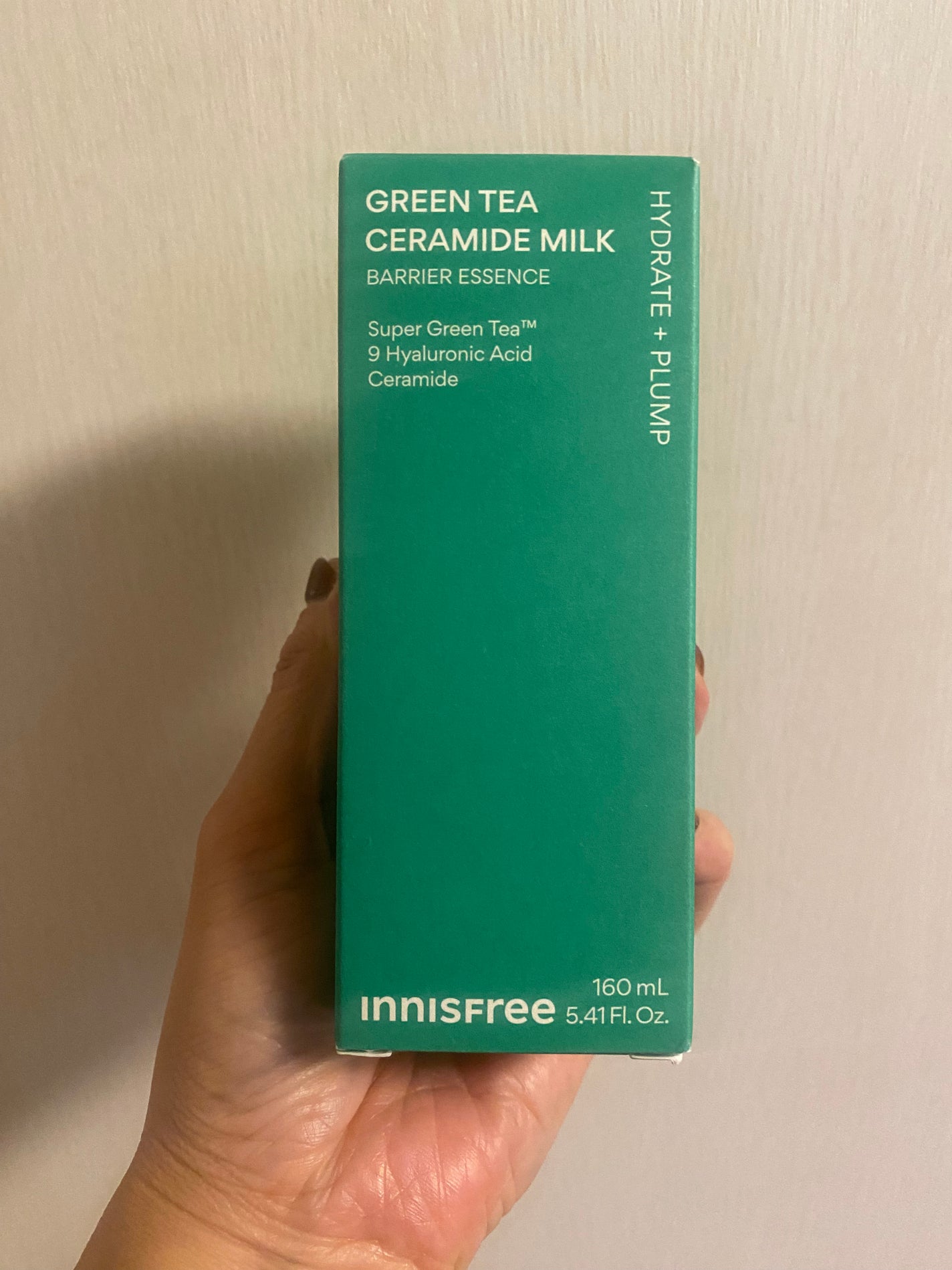 グリーンティー セラミド ミルク エッセンストナー/innisfree/化粧水を使ったクチコミ(6枚目)