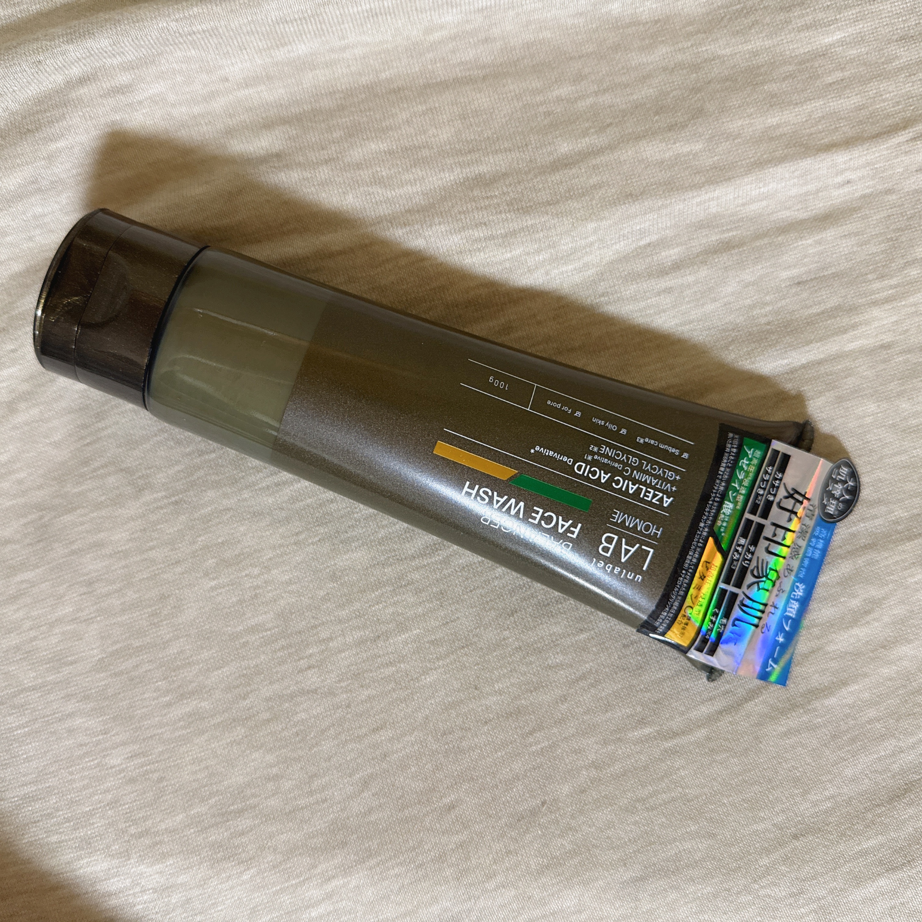 アンレーベル ラボ オム AZ バランサー フェイスウォッシュ/unlabel/洗顔フォームを使ったクチコミ（1枚目）