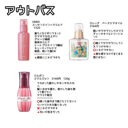 メロウオイル/plus eau/アウトバストリートメントを使ったクチコミ(2枚目)