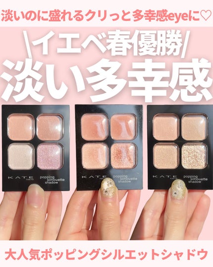 ケイト ポッピングシルエットシャドウ/KATE/アイシャドウパレットを使ったクチコミ(1枚目)