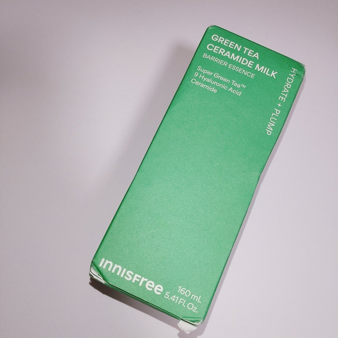 グリーンティー セラミド ミルク エッセンストナー/innisfree/化粧水を使ったクチコミ(2枚目)