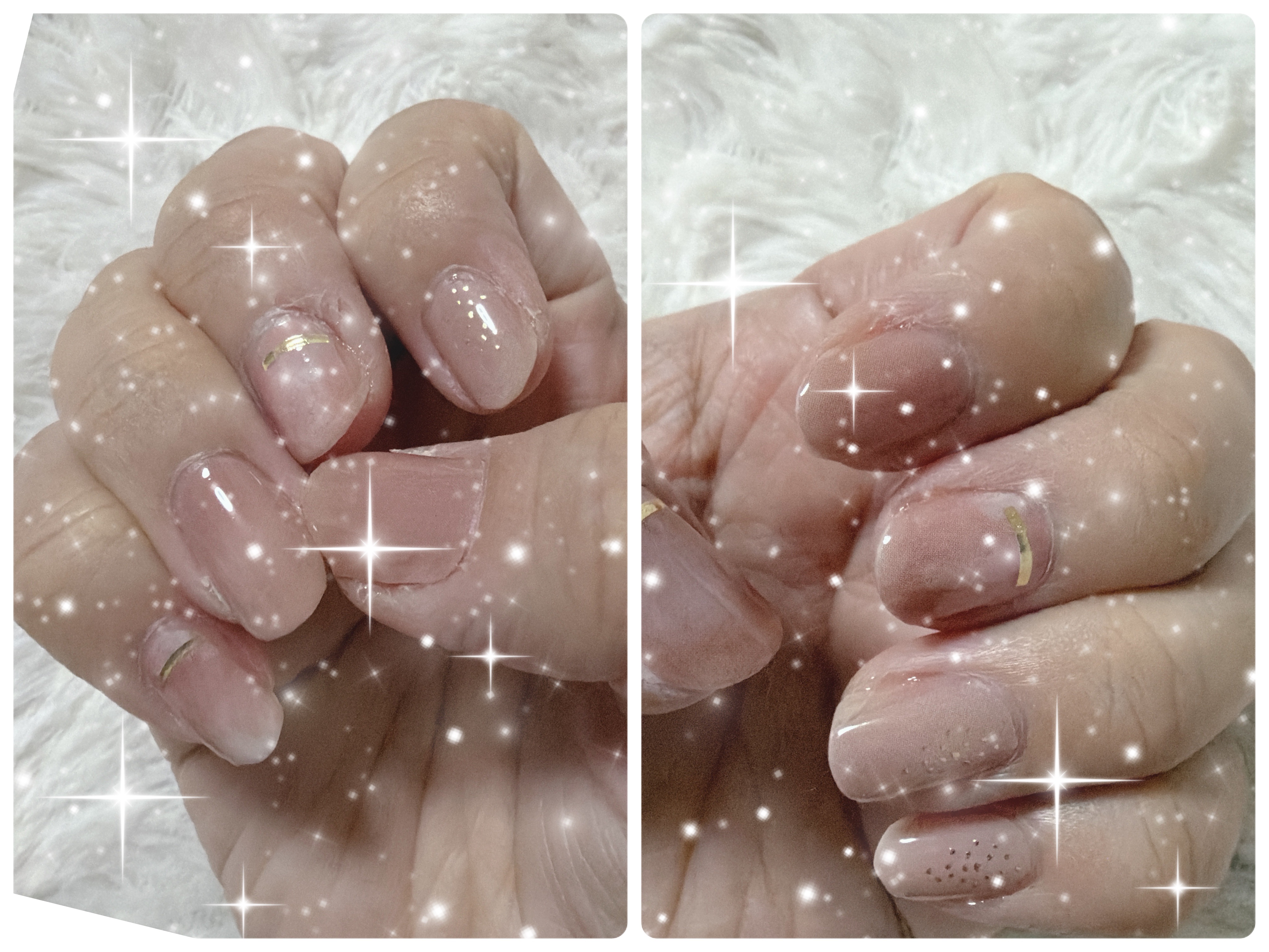 ノンワイプトップコート/セリア/ジェルネイルを使ったクチコミ（1枚目）