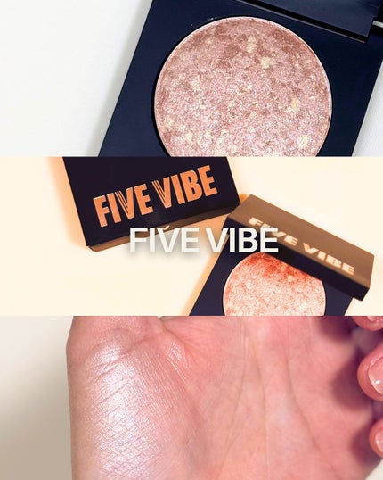 パールライクハイライター/FIVE VIBE/パウダーハイライトを使ったクチコミ(1枚目)