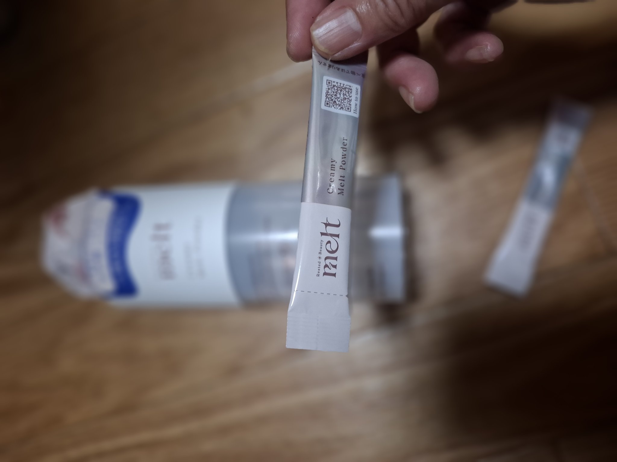 メルト モイストシャンプー／トリートメント モイストピロー+炭酸パウダー 20ml+1g/melt/市販シャンプーを使ったクチコミ（2枚目）