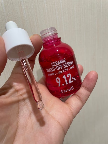 AHA 9.12 オミジャ 陶器肌 ウォッシュオフ セラム/parnell/美容液を使ったクチコミ(3枚目)
