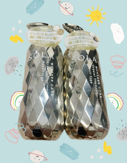 ソラ ウェザーケア クリスタル シャンプー/ヘアトリートメント リペアタイプ シャンプー400mL/SOLA WEATHER CARE/市販シャンプーの画像