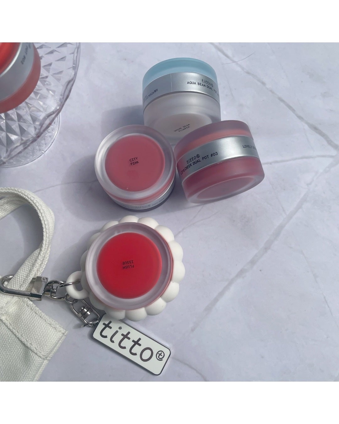 アクアビームデュアルポット/titto/リップグロスを使ったクチコミ(6枚目)