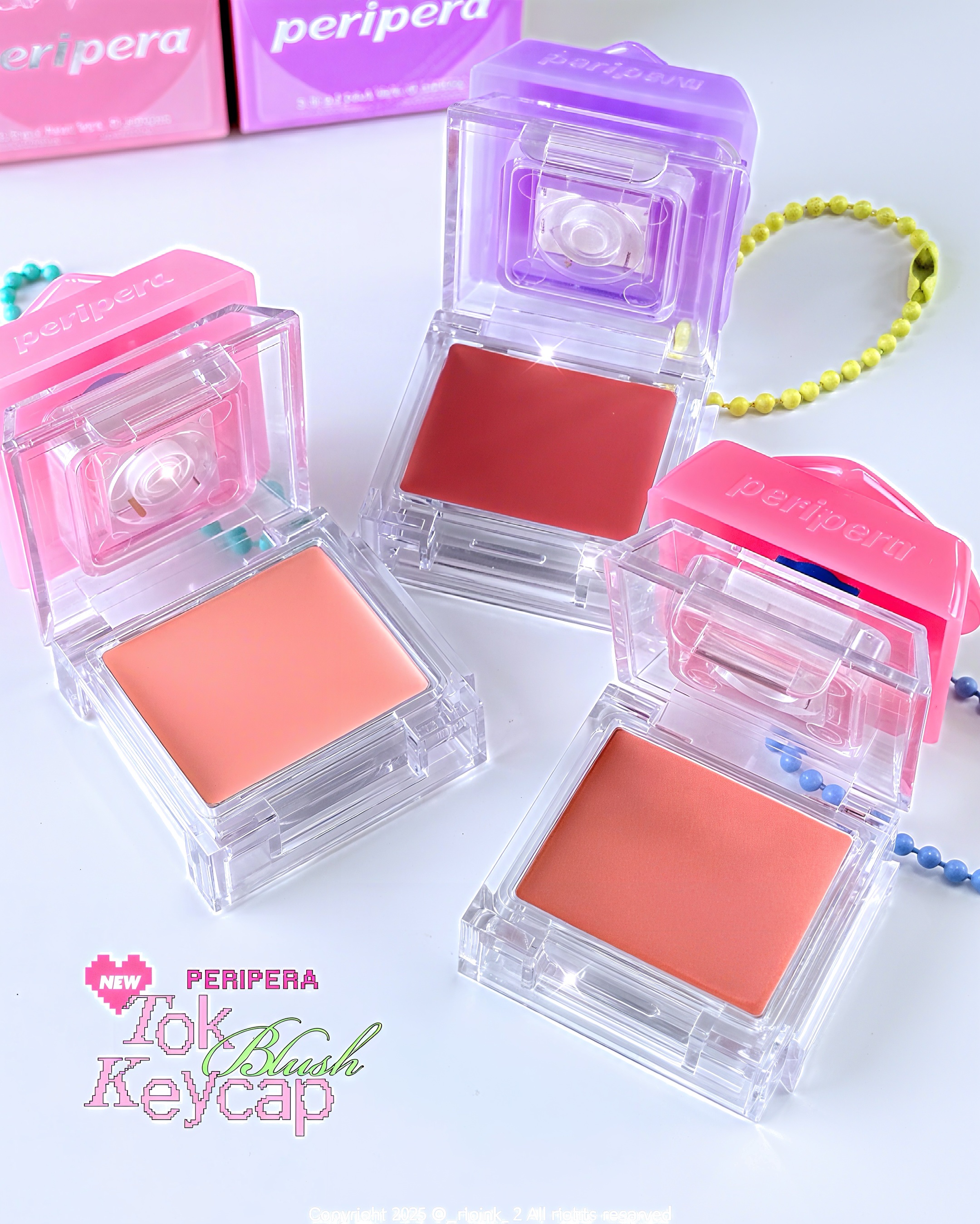 ペリペラ トック ブラッシュ キーキャップ/PERIPERA/パウダーチークを使ったクチコミ（3枚目）