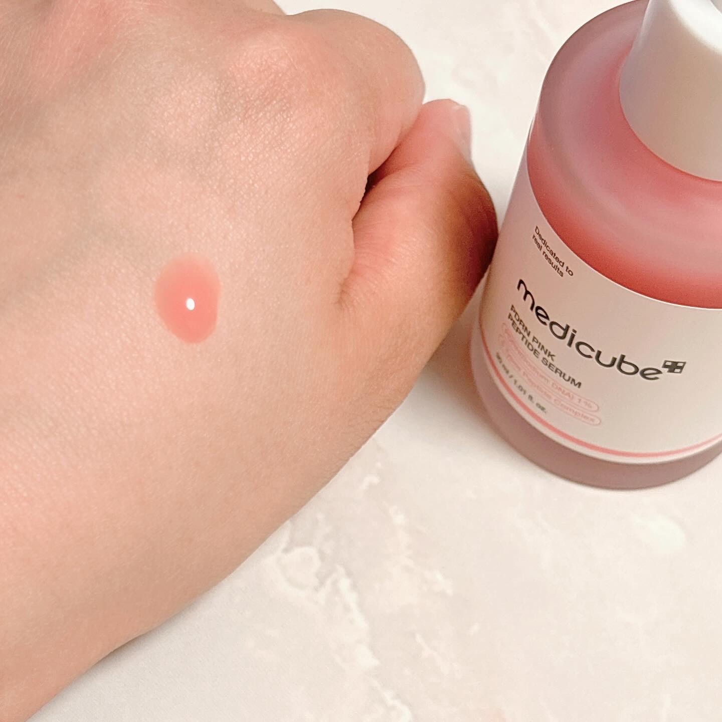 PDRNピンクアンプル PDRN 10,000ppm配合/MEDICUBE/美容液を使ったクチコミ（3枚目）