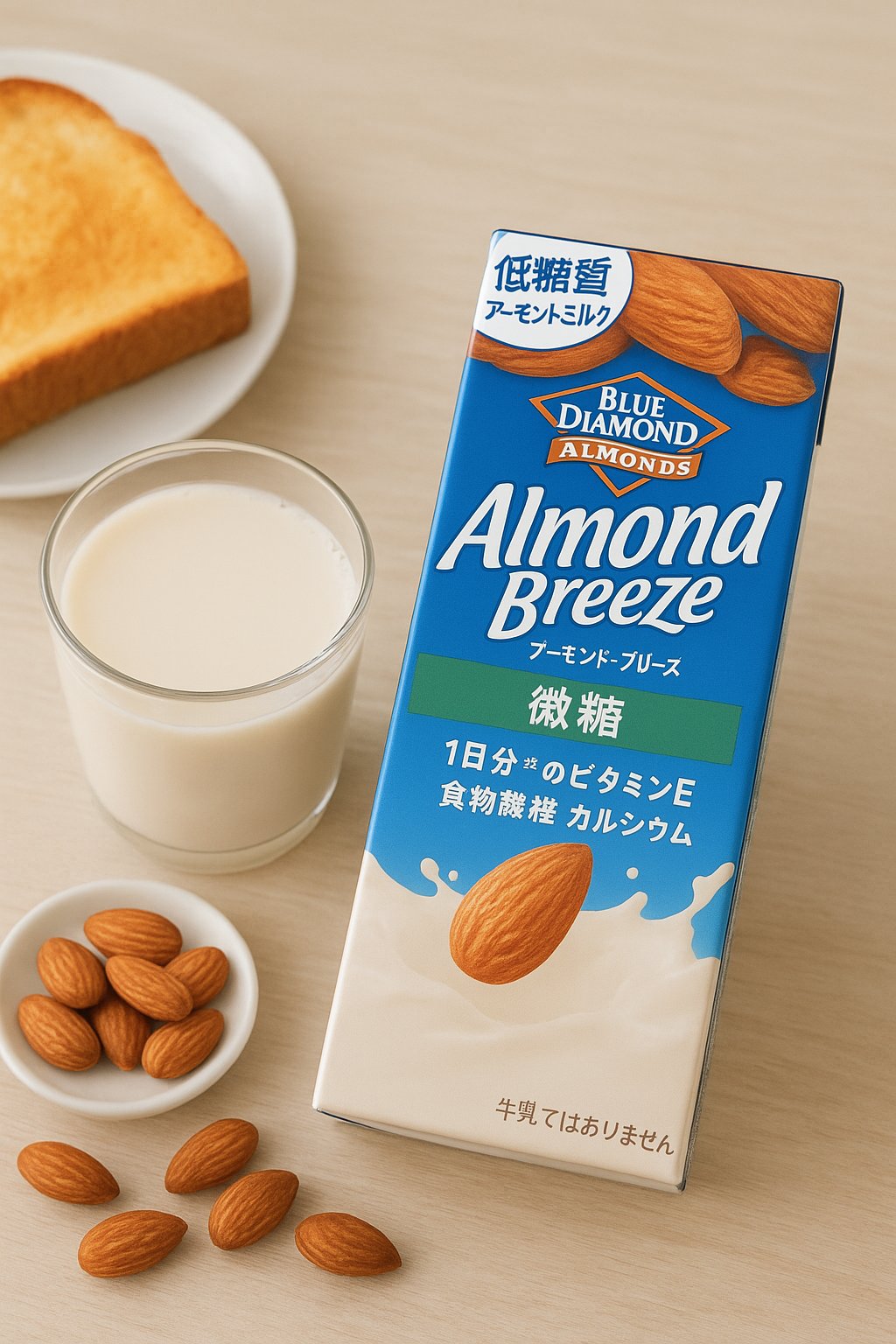 アーモンド・ブリーズ 無糖/カゴメ/オーツ・アーモンドミルクを使ったクチコミ（2枚目）