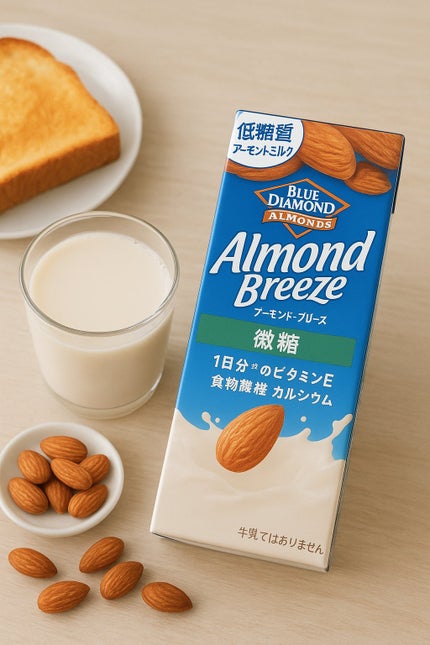 アーモンド・ブリーズ 無糖/カゴメ/オーツ・アーモンドミルクを使ったクチコミ(2枚目)