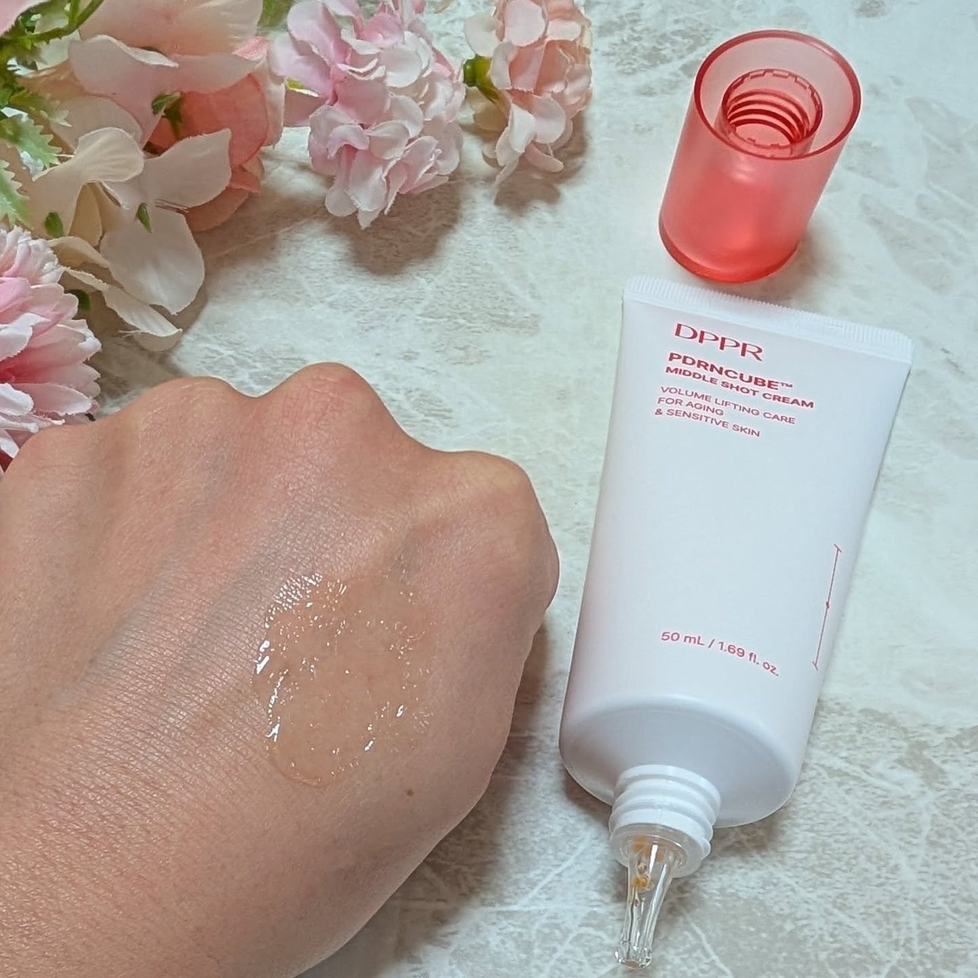 DPPR PDRN CUBE ミドルショットクリーム/DPPR/フェイスクリームを使ったクチコミ(5枚目)