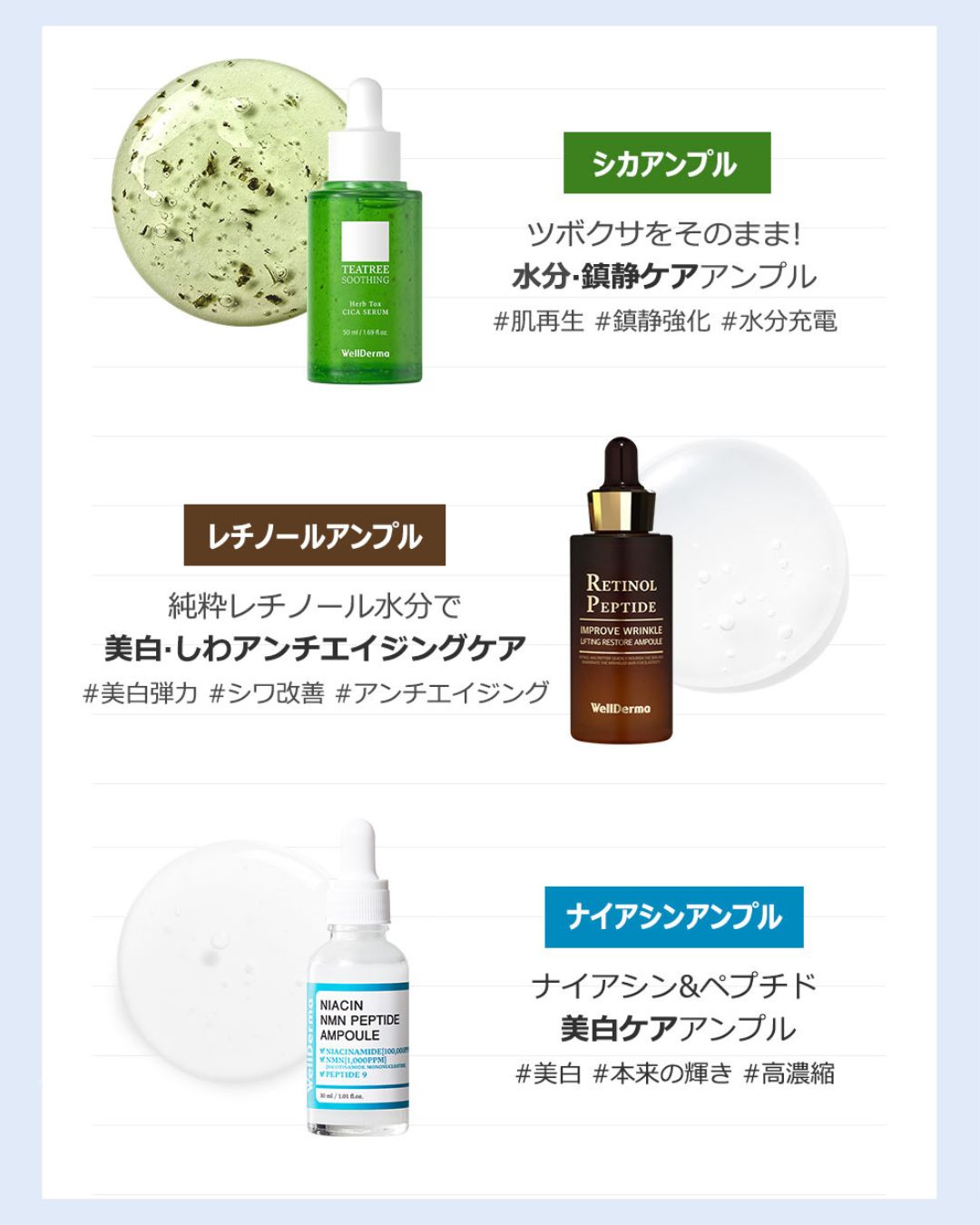 ティーツリーハーブトックスシカアンプル美容液/WellDerma/美容液を使ったクチコミ（3枚目）