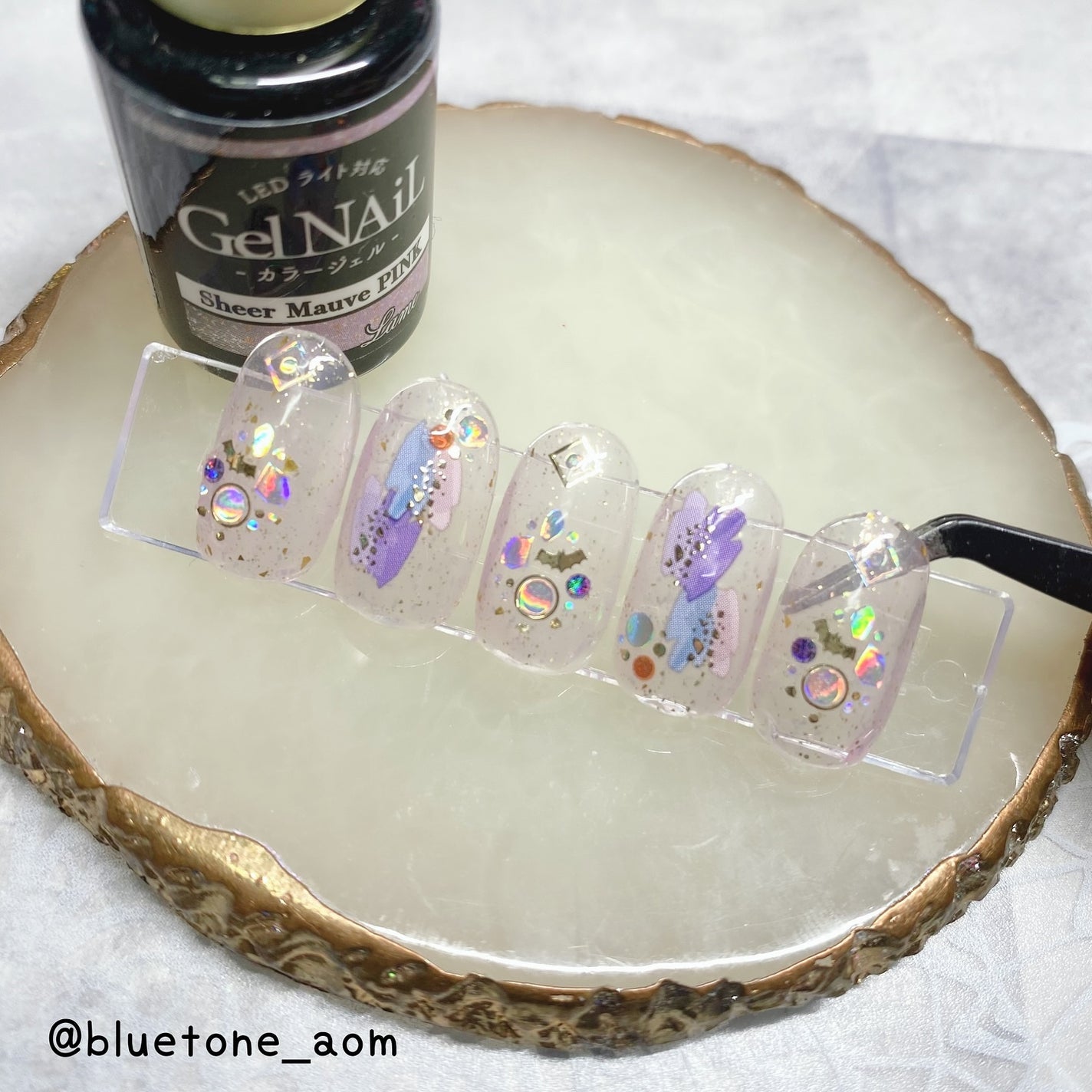 ネイルシール/セリア/ネイルシールを使ったクチコミ(5枚目)