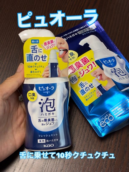 ピュオーラ 泡ハミガキ/ピュオーラ/歯磨き粉を使ったクチコミ(1枚目)