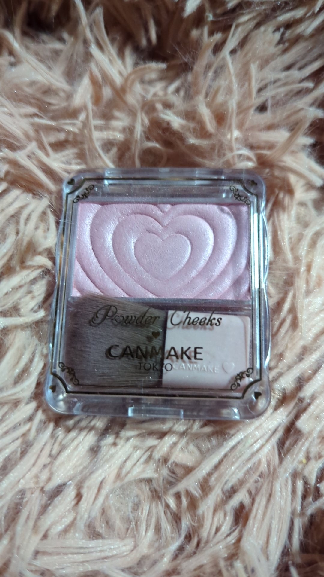 パウダーチークス P02 リトルシャイピンク/キャンメイク/パウダーチークを使ったクチコミ（2枚目）