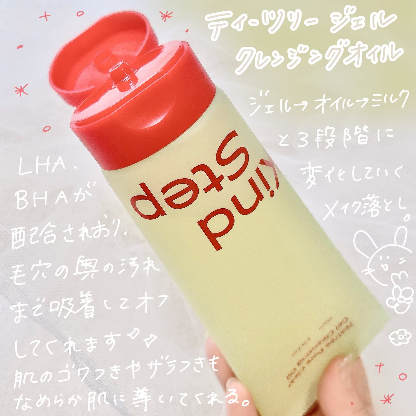 ティーツリージェルクレンジングオイル/KindStep/クレンジングジェルを使ったクチコミ(2枚目)