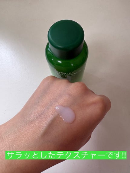 グリーンティー セラミド ミルク エッセンストナー/innisfree/化粧水を使ったクチコミ(2枚目)