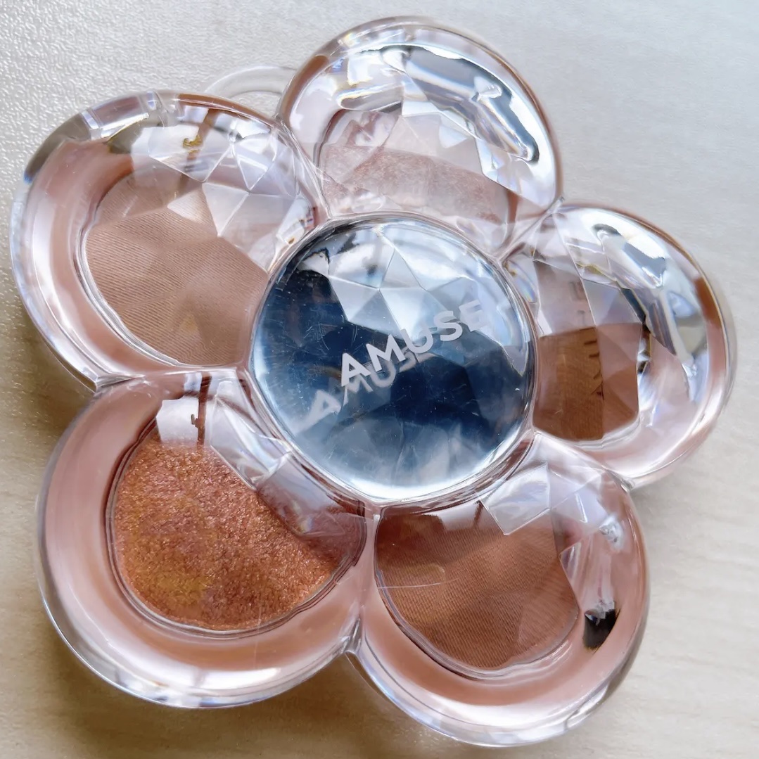 フローラアイパレット/AMUSE/アイシャドウを使ったクチコミ（3枚目）