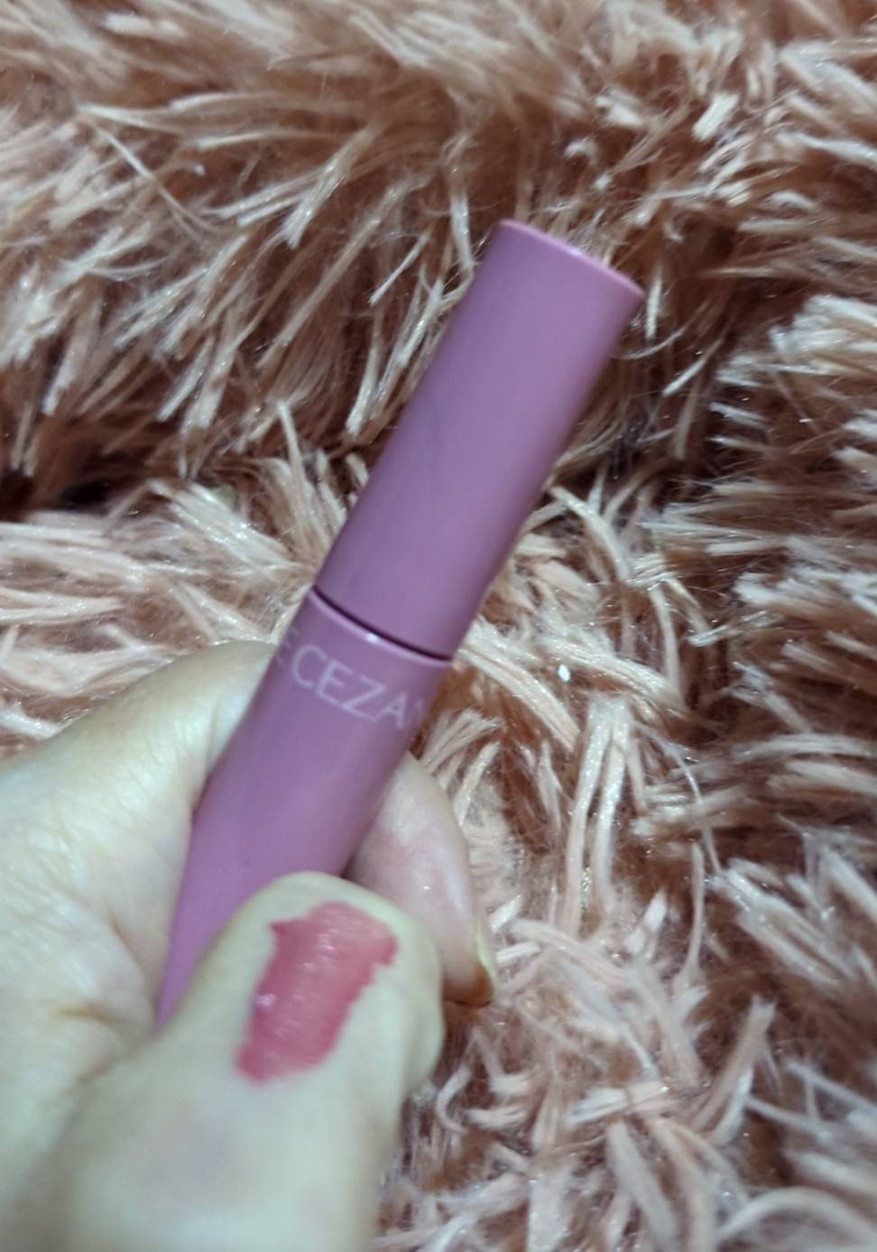 ウォータリーティントリップ 09 ピオニーピンク/CEZANNE/リップティントを使ったクチコミ（2枚目）